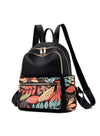 Stylish Black Nylon Girl's Backpack