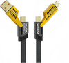 3 in 1 Charging Cable - 5000mAh Power for All Devices