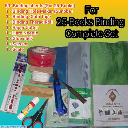 30-sheets for 15-Book Binding with Full Binding Accessories Set
