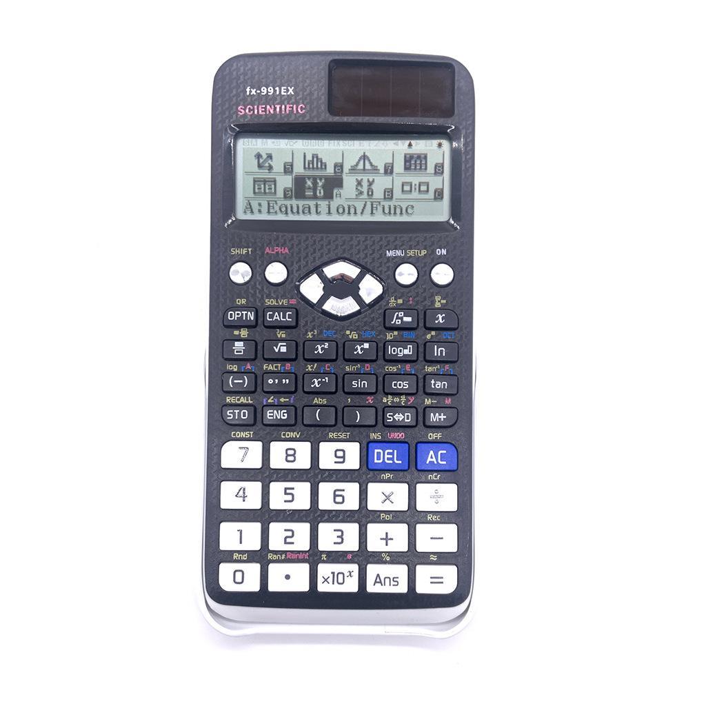 991EX Multifunctional Function Calculator with 552 Functions Complex Statistics Base Matrix Vector Equation Solving Features