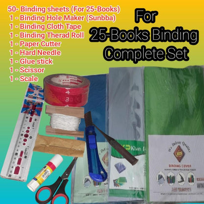 30-sheets for 15-Book Binding with Full Binding Accessories Set