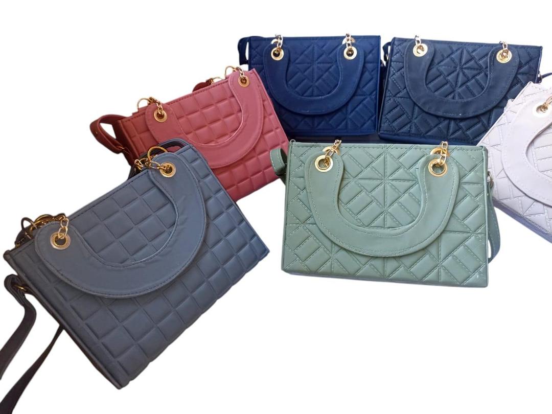 eather Textured Hand Bag 1 Pc