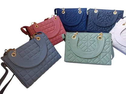 eather Textured Hand Bag 1 Pc
