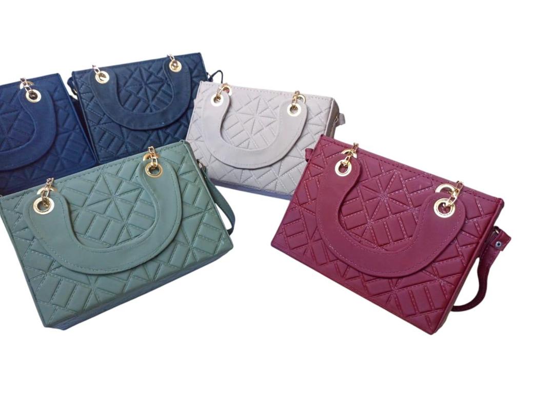 eather Textured Hand Bag 1 Pc
