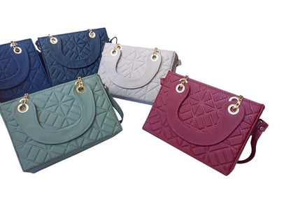eather Textured Hand Bag 1 Pc