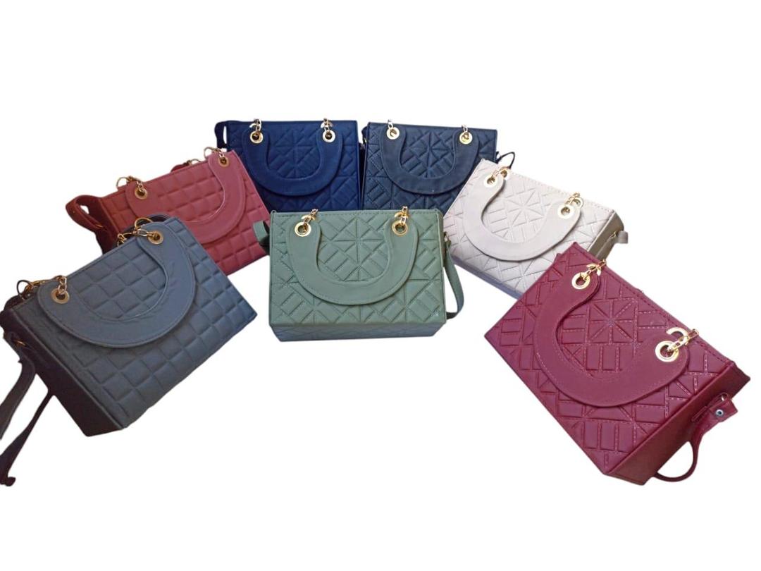 eather Textured Hand Bag 1 Pc